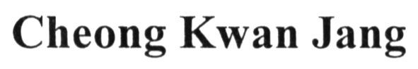 cheong kwan jang