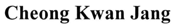 cheong kwan jang