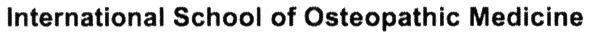 international school of osteopathic medicine