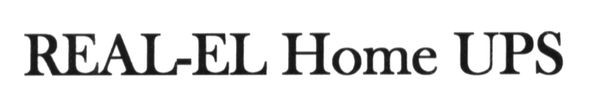 real-el home ups