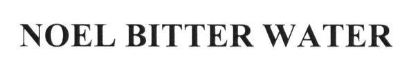 noel bitter water