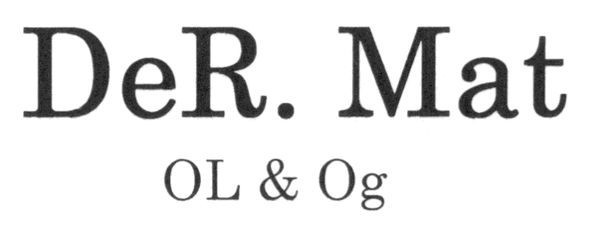 der. mat ol&og