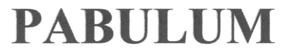 pabulum