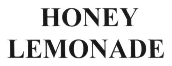 honey lemonade