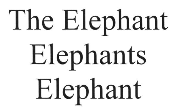 the elephant