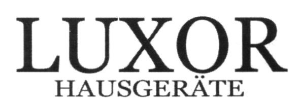luxor hausgerate