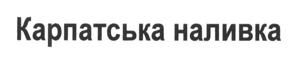карпатська наливка