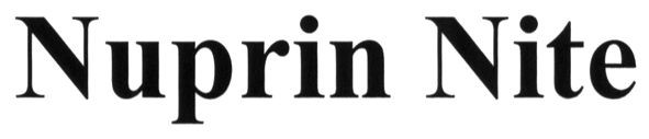 nuprin nite