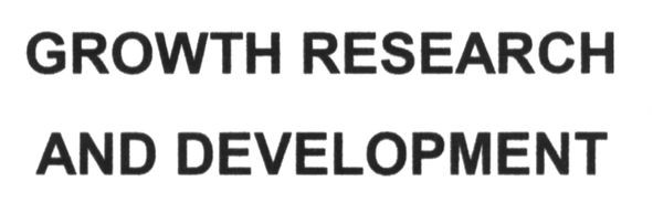 growth research and development