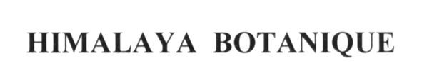 himalaya botanique