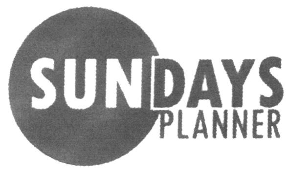 sundays planner