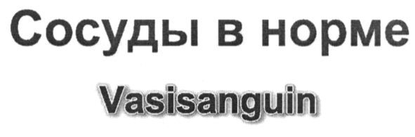 сосуды в норме