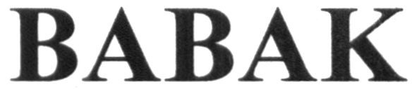 babak