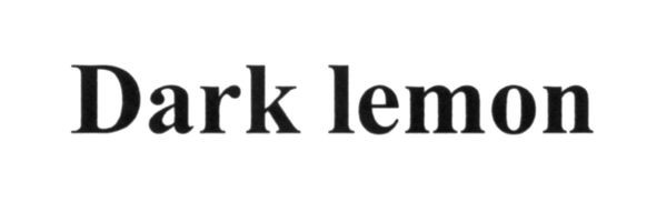 dark lemon