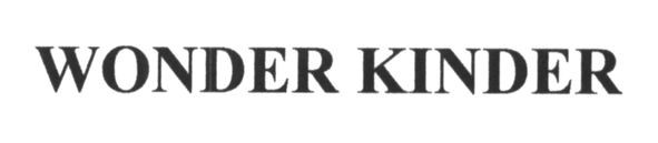 wonder kinder