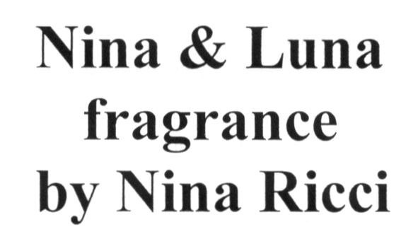 nina & luna fragrance by nina ricci