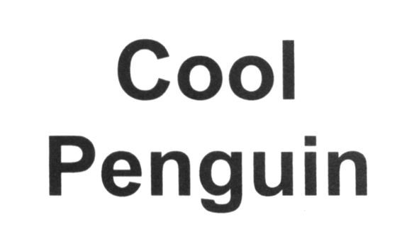 cool penguin