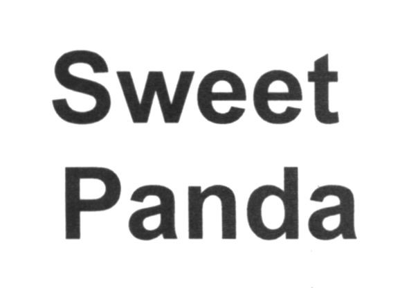 sweet panda