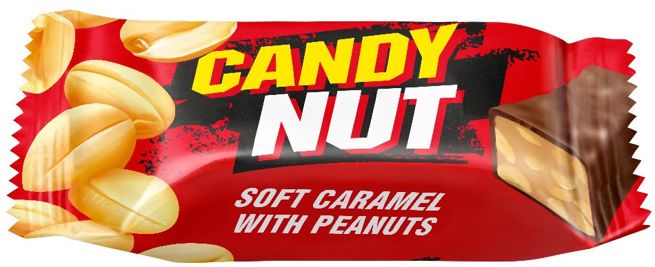 soft caramel with peanuts