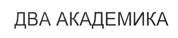 два академика