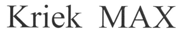 kriek max