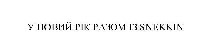 у новий рік разом з snekkin