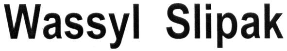 wassyl slipak