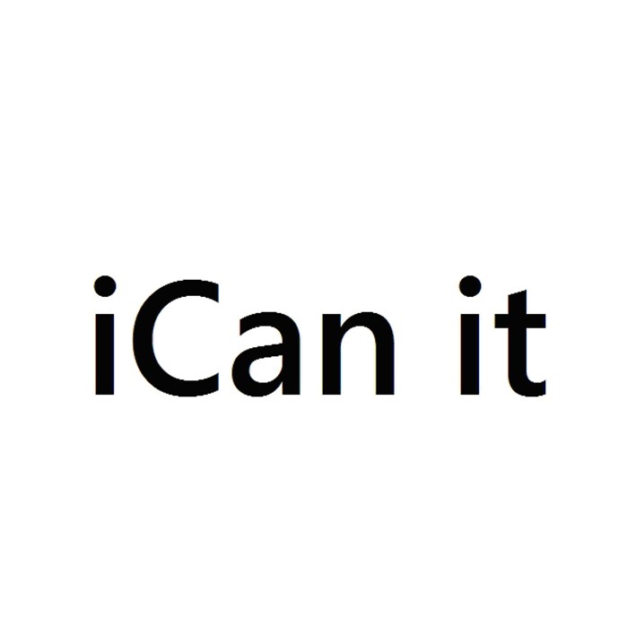 i can it