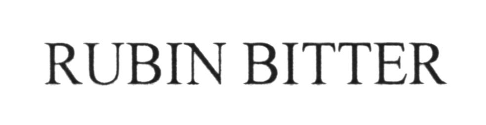 rubin bitter