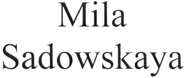 mila sadowskaya