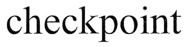 checkpoint