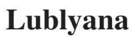 lublyana