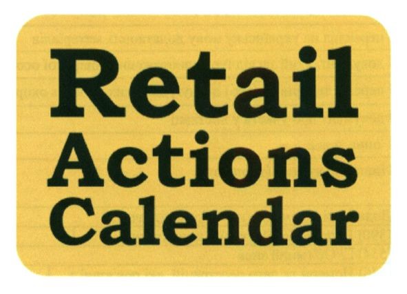 retail actions calendar