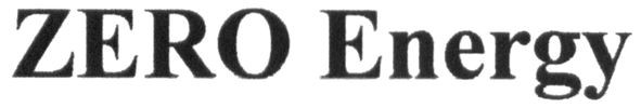 zero energy