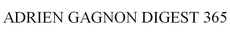 adrien gagnon digest 365