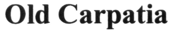 old carpatia