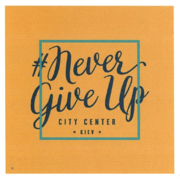 never give up