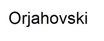 orjahovski