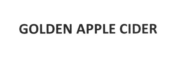 golden apple cider