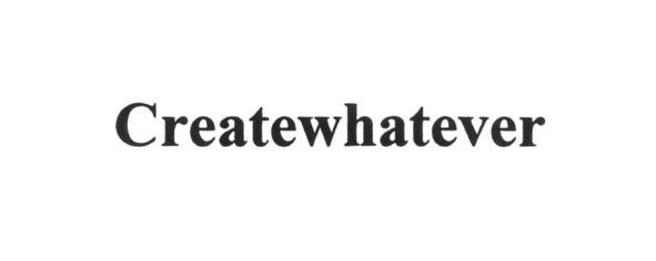 createwhatever