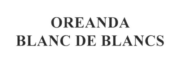 oreanda blanc de blancs