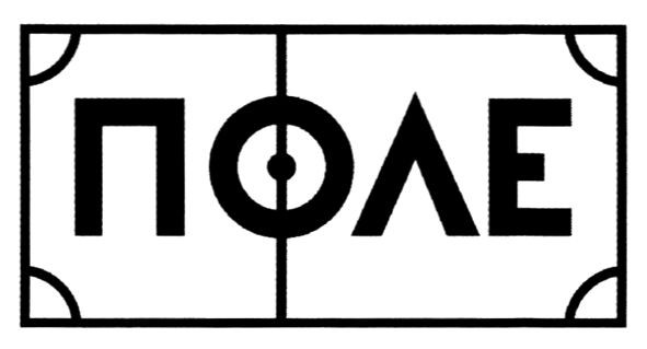 поле
