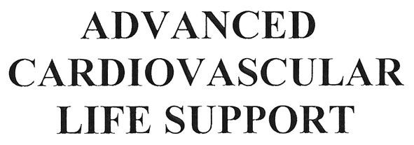 advanced cardiovascular life support