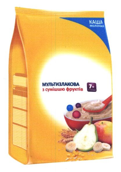 мультизлакова з сумішшю фруктів