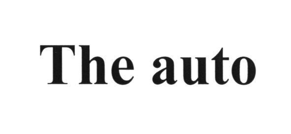 the auto
