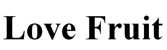 love fruit