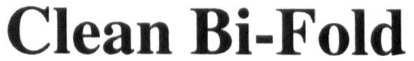 clean bi-fold