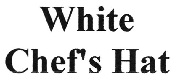 white chef`s hat