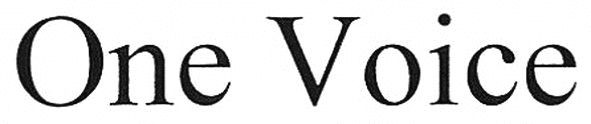 one voice