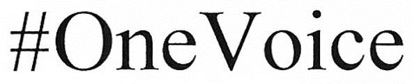 #onevoice